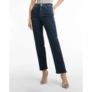 Express Super High Rise Straight Jeans